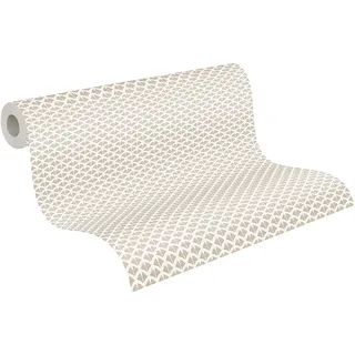 A.S. Création Trendwall 2 Vliestapete 10 m 3 cm rosa/weiß 379581