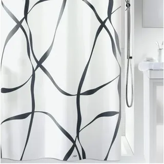 Spirella Duschvorhang Ribbon 180 x 200 cm grau