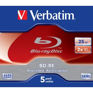 Verbatim BD-RE 25GB 2X (Rohling)