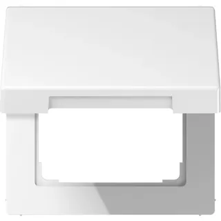 Jung Klappdeckel LS 990 KL WW Weiß