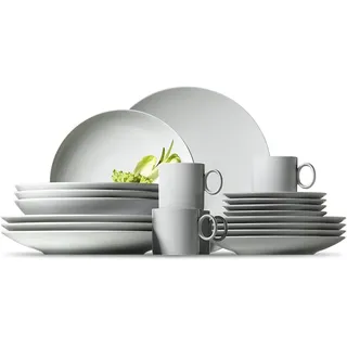 Thomas Loft Set No 1, Geschirr, Porzellan, Weiss, Spülmaschinenfest, 16-Tlg, 188