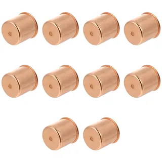 Kerzenhalter Kerzentülle 23mm 10 Stück Mini Kerzenständer Deko Adventskranz Kerzeneinsätze Metall Kerzenleuchter Teelichthalter Set für Baumkerzen Puppenkerzen Pyramidenkerzen Stabkerzen Tafelkerzen