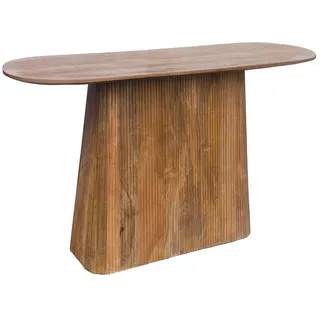 Natur24 Beistelltisch Salvator Konsolentisch 140x40x76 cm Mangoholz Natur