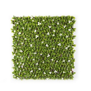 Künstliche Pflanzenwand | Blumen, 200x100 cm | JAROLIFT Sichtschutz künstliche Pflanzen, immergrün