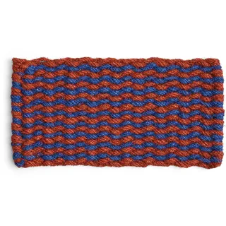 HAY - Coco Fußmatte, brown and navy