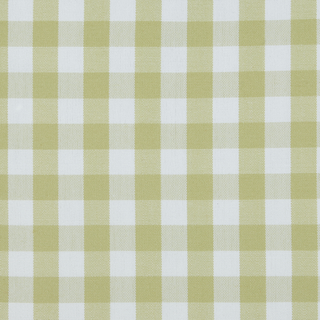 Dekokissen kariertes Muster olivgrün / weiß 40 x 60 cm TALYA