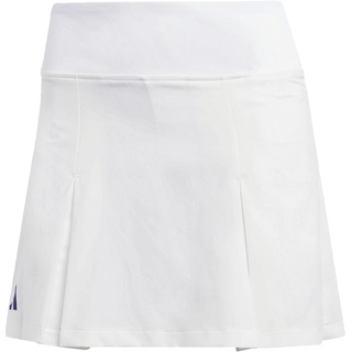 Adidas Damen Club Pleat Skirt Baby Rock, White, L