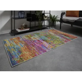LUXOR LIVING Polino Kurzflorteppich 80 x 150 cm Mehrfarbig