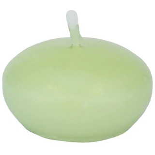 Schwimmkerzen Pastellgrün (Aloe Vera) Ø 45 mm, 24 Stück