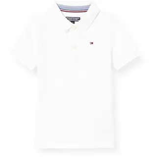 Tommy Hilfiger Kurzarm-poloshirt Bright White 6 Jahre