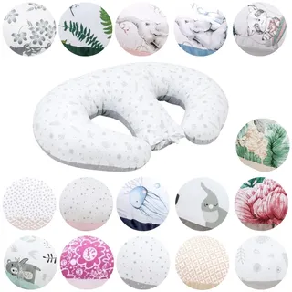 Bellochi Growing in style Stillkissen Zwillinge, Stillkissen XXL, Nursing Pillow - Schwangerschaftskissen, Stillkissen groß, Stillhörnchen Baby - Multifunktionale Zwillingsstillkissen Star Copse