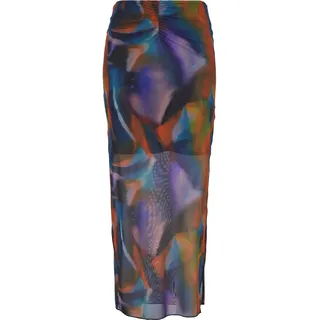 URBAN CLASSICS Maxirock Damen Multicolor Reflection S