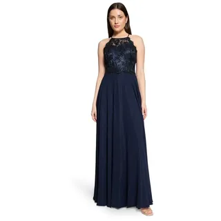 Vera Mont Abendkleid Rückenfrei Blau 38