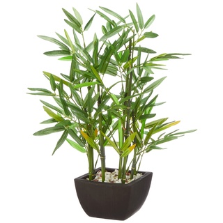 khevga Deko-Bambus Pflanze im Topf