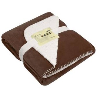 Cosy Hearth Blanket Exklusive Velours-Decke braun, Gr. one size
