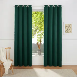 OTTO home SOLA Ösen 130 x 175 cm Grün 1 St