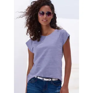 vivance by lascana T-Shirt Lila 44/46