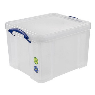 Really Useful Box Aufbewahrungsbox 35,0 l transparent 48,0 x 39,0 x 31,0 cm