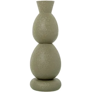 Bodenvase aus Metall, matt, Grün, Ø16 x 43,5 cm