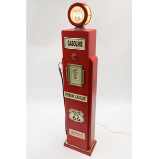 point-home Design-Schrank "Zapfsäule" mit Licht, Retro, rot, 177cm