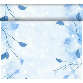 DUNI Dunicel Tete-A-Tete Tischläufer Frosted Winter