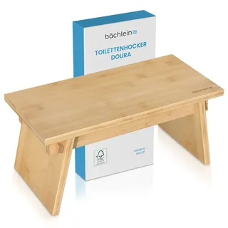 Bächlein Badhocker Doura Duschhocker aus FSC-zertifiziertem Bambus, 150 kg Traglast