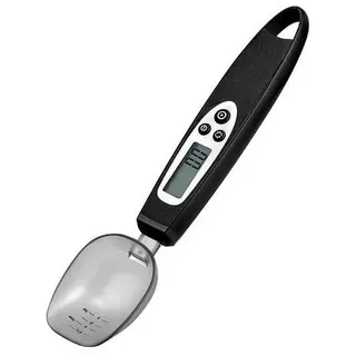 Digitale Küchenwaage mit Messlöffel