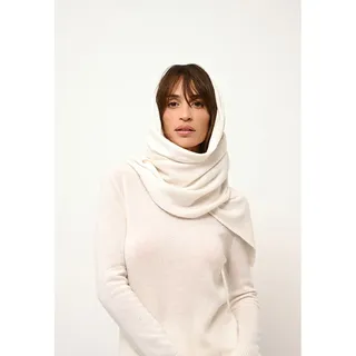 Perfect Cashmere Kaschmir-Schal "Spencer" in Weiß - (L)200 x (B)30 cm