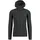 Hoodie Fleece Schwarz/Woodland L