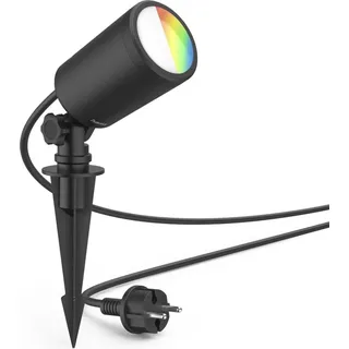 Hama Gartenstrahler Aluminium/Kunststoff 23,0 cm dimmbar/Bewegungsmelder schwarz