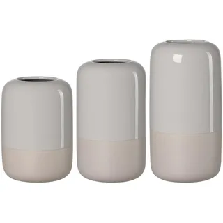 Ritzenhoff & Breker Vasen-Set Grau 20/25/30 cm