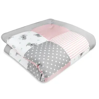 schlummersack Krabbeldecke – 100x100 cm – Dick gepolsterte Spieldecke für Babys – Ideal als Laufgittereinlage – Maschinenwaschbar – Design: Koala