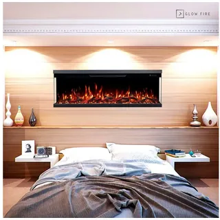 GF Core Elektrokamin Insert Wandkamin mit 3D Feuer und Heizung (Thermostat, 900- 1800 W), Elektrischer Stand-, Wand- oder Einbaukamin mit APP Steuerung, LED