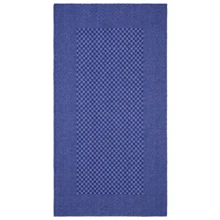 WestCraft Geschirrtuch Grubentuch Grubentücher Küchentuch Halbleinen - 50 x 100 cm - kariert, (1-tlg), DAS ORIGINAL! waschbar bis 95 Grad Geschirrtuch aus Leinen & Baumwolle blau 50 cm x 100 cm