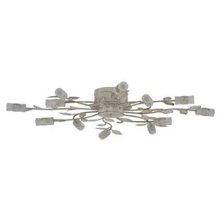 LINDBY Bolonia 12 flammig bronze/weiß Ø 80 cm