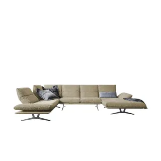 KOINOR Wohnlandschaft  Francis ¦ braun ¦ Maße (cm): B: 364 H: 93 T: 222.0