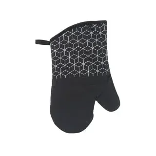 Metaltex Grillhandschuhe 1 Stück Baumwolle schwarz