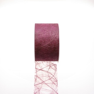 Sizoweb Tischband Bordeaux 7,9 cm Rolle 50 Meter 64 011-R