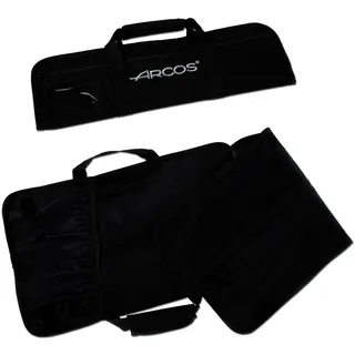 Arcos Messer Roll Bag - Messer Rolltasche zu 4 Stück - Schwarz