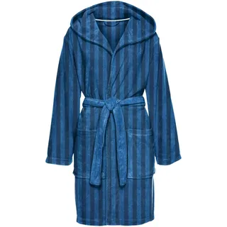 Tom Tailor Bademantel medium stripes MIG Dark Navy & Cool Blue XL