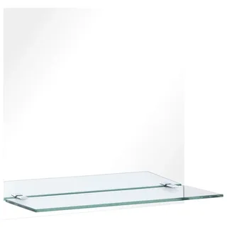 vidaXL Wandspiegel 40 x 40 cm Transparent