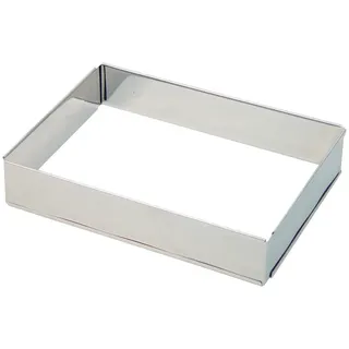 LARES Backrahmen Eckiger Backrahmen ohne Teiler, verstellbar von 25 bis 50 cm, Flexibel für verschiedene Backprojekte geeignet