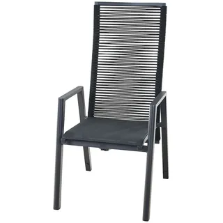 Siena Garden Bologna Move Sessel 56,5 x 77 x 113 cm schwarz
