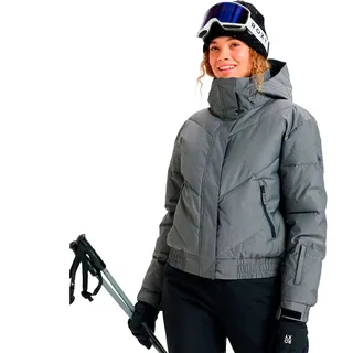 Roxy Snow Shimmer Damen Kapuzenjacke grau - XL