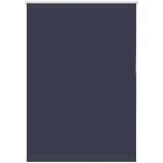 vidaXL Verdunkelungsrollo 110 x 130 cm Marineblau