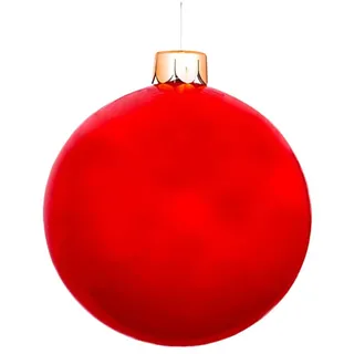 Weihnachtskugel, 1 Set Leicht Aufzublasende, Aufblasbare Outdoor-spielzeuge, Farbenfrohe Weihnachtskugeln Für Den Garten, 65 Cm, Rot