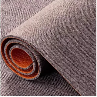 Generisch Klavierteppich, schalldämmende, stoßdämpfende Unterlage, Dicke Klavierbodenmatten, Regaltrommeln und Schallbodenpolster(Beige Brown,140x200cm/55.1x78.7in)