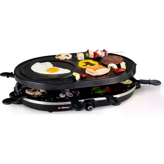 Alpina Raclette 8 Personen 1200W schwarz