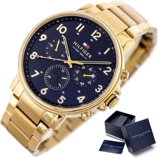 Herrenuhr Tommy Hilfiger 1710384 (zf032b) - Gold/Dunkelblau