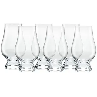 The Glencairn Glas Whiskey Gläser 6er Set - Stamper Mit 100 ml Fassungsvermögen - Edle Shotgläser Aus Hochwertigem Kristallglas - Spülmaschinentauglich